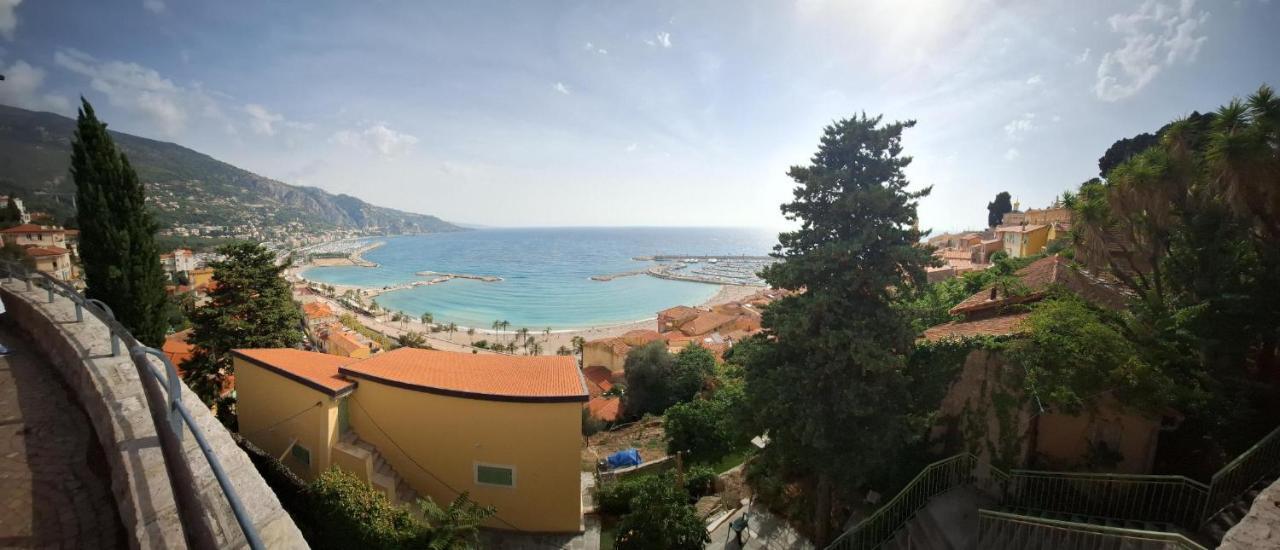 Studio Lumineux Avec Parking Proche Monaco, Nice, Plage Et Gare Menton Exterior foto